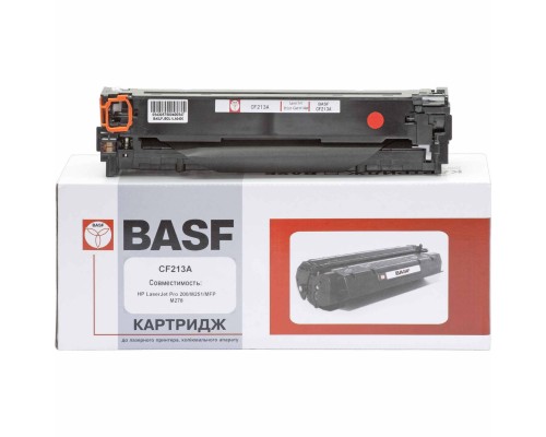 Картридж BASF для HP CLJ M276n/M251n аналог CF213A Magenta (KT-CF213A)