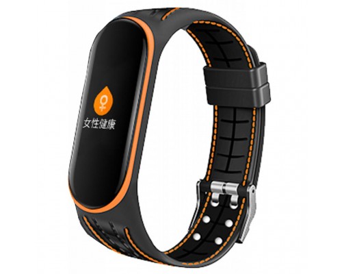 Ремінець до фітнес браслета BeCover Lattice Style для Xiaomi Mi Smart Band 5 Orange (705164)