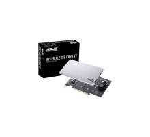 Контролер PCIe Hyper M.2 X16 PCIe 3.0 X4 Expansion Card V2 ASUS (90MC06P0-M0EAY0)