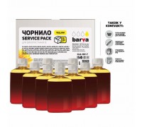 Чернила BARVA Canon/HP/Lexmark Universal №4 Yellow 10x100мл ServicePack (CU4-1SP-Y)