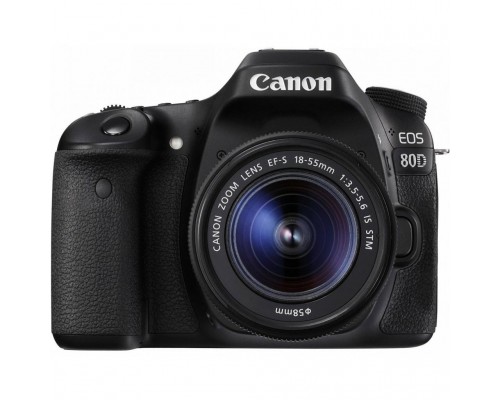 Цифровий фотоапарат Canon EOS 80D + 18-55 IS STM (1263C038)