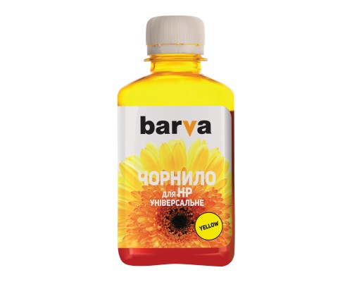 Чорнило Barva HP Universal №2 YELLOW 180г (HU2-229)