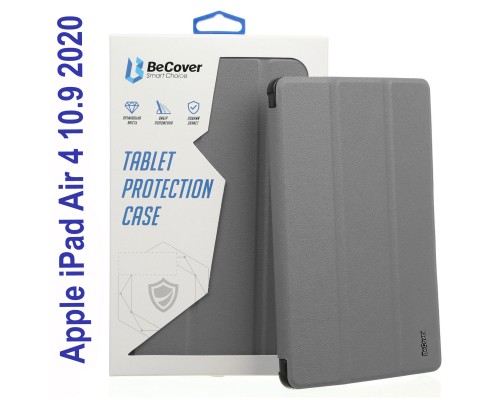 Чохол до планшета BeCover Soft TPU Apple Pencil Apple iPad Air 4 10.9 2020/2021 Gray (706763)