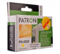 Картридж Patron для EPSON R270/290/390/RX590 YELLOW (PN-0824) (CI-EPS-T08144-Y3-PN)