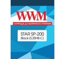 Картридж WWM STAR SP-200 Black (S.20HB-C)