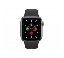 Смарт-годинник Apple Watch Series 5 GPS, 44mm Space Grey Aluminium Case with Blac (MWVF2UL/A)