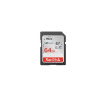 Карта пам'яті SanDisk 64GB SD class 10 UHS-I Extreme Ultra (SDSDUNB-064G-GN6IN)