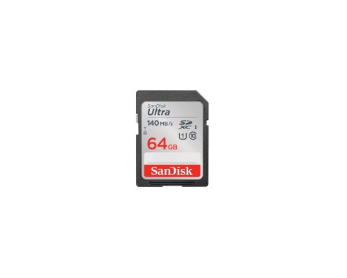 Карта пам'яті SanDisk 64GB SD class 10 UHS-I Extreme Ultra (SDSDUNB-064G-GN6IN)
