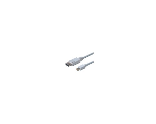 Кабель мультимедийный miniDisplayPort to DisplayPort 1.0m DIGITUS (AK-340102-010-W)