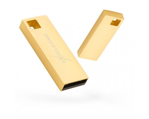 USB флеш накопичувач eXceleram 64GB U1 Series Gold USB 2.0 (EXP2U2U1G64)