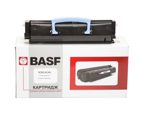 Тонер-картридж BASF Lexmark X203/204 , X203A11G Black (BASF-KT-X203A11G)