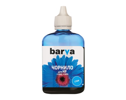 Чорнило Barva HP №650/655 90г CYAN (H655-397)