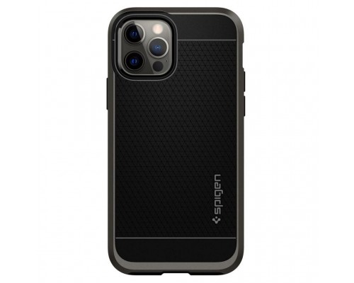 Чохол до мобільного телефона Spigen iPhone 12 / 12 Pro Neo Hybrid, Gunmetal (ACS01711)