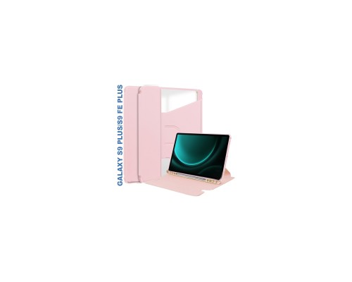 Чохол до планшета BeCover 360° Rotatable Samsung Tab S9 Plus (SM-X810/SM-X816)/S9 FE Plus (SM-X610/SM-X616) 12.4" Pink (710402)