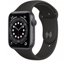 Смарт-часы Apple Watch Series 6 GPS, 40mm Space Gray Aluminium Case with Blac (MG133UL/A)