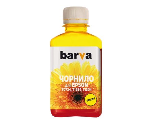 Чорнило Barva Epson T1304/T1294/T1284/T1034/T0734 Yellow 180 г pigm. (E130-538)