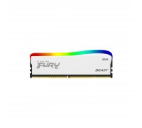 Модуль пам'яті для комп'ютера DDR4 16GB 3600 MHz Beast White RGB SE Kingston Fury (ex.HyperX) (KF436C18BWA/16)
