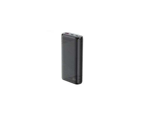 Батарея універсальна XO 20000mAh, PD/20W, QC/18W, Type-C & USB-A, black (PR150)