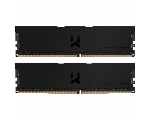 Модуль памяти для компьютера DDR4 16GB (2x8GB) 3600 MHz Iridium Pro Deep Black Goodram (IRP-K3600D4V64L18S/16GDC)