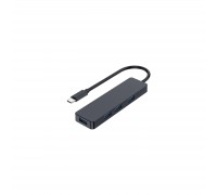 Концентратор Gembird USB-C UHB-U3P4-01 4 ports USB 3.1 (UHB-CM-U3P4-01)