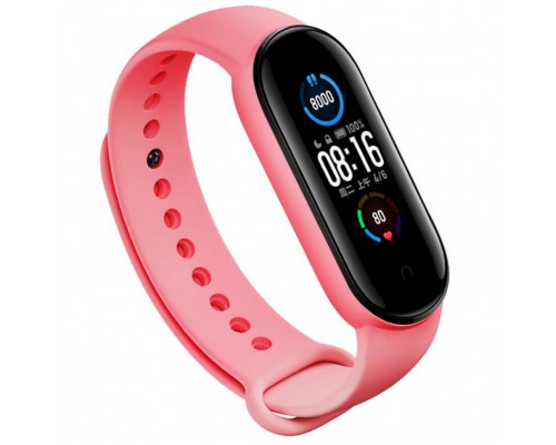 Ремінець до фітнес браслета BeCover Silicone для Xiaomi Mi Smart Band 5 Pink (705069)