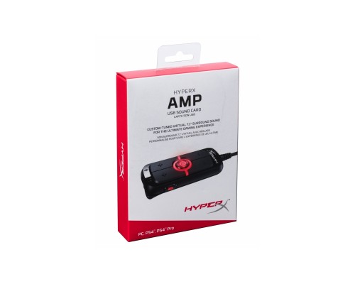 Звуковая плата HyperX Amp USB Virtual 7.1 PC/PS4 (HX-USCCAMSS-BK)
