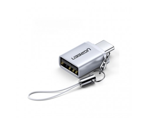 Перехідник Ugreen OTG USB 3.0 AF to Type-C US270 Alum. (Gray) (50283)