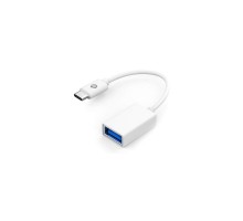 Перехідник USB3.1 Type-C to USB (OTG) 0.15m white HP (DHC-TC105)