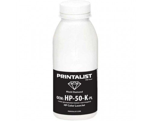 Тонер HP CLJ Universal 50г Black Printalist (HP-50-K-PL)