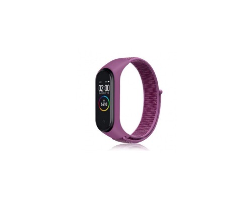 Ремінець до фітнес браслета BeCover Nylon Style для Xiaomi Mi Smart Band 5/6 Purple (705429)