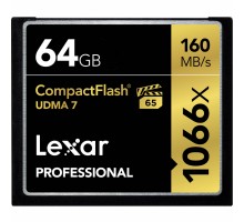 Карта памяти Lexar 64GB Compact Flash 1066x Professional (LCF64GCRB1066)