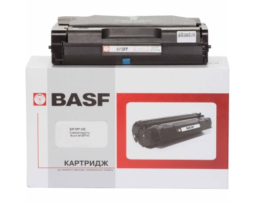 Тонер-картридж BASF Ricoh Aficio SP 377SFNwX, 408162 Black (KT-SP377HE)