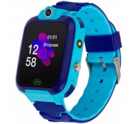Смарт-годинник ATRIX iQ2400 IPS Cam Flash Blue дитячий телефон-часы з трекером (iQ2400 Blue)