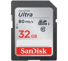 Карта пам'яті SANDISK 32GB SDHC class 10 UHS-I Ultra (SDSDUNC-032G-GN6IN)