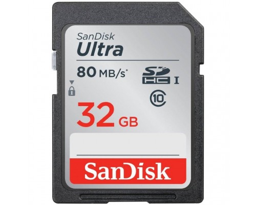 Карта пам'яті SanDisk 32GB SDHC class 10 UHS-I Ultra (SDSDUNC-032G-GN6IN)