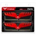 Модуль пам'яті для комп'ютера DDR4 16GB (2x8GB) 3000 MHz T-Force Dark Red Team (TDRED416G3000HC16CDC01)