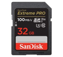 Карта пам'яті SanDisk 32GB SD class 10 UHS-I U3 V30 Extreme PRO (SDSDXXO-032G-GN4IN)