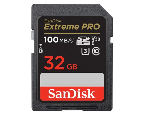 Карта пам'яті SanDisk 32GB SD class 10 UHS-I U3 V30 Extreme PRO (SDSDXXO-032G-GN4IN)