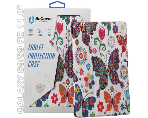 Чохол до планшета BeCover Smart Case Samsung Tab S9 (SM-X710/SM-X716)/S9 FE (SM-X510/SM-X516B) 11.0" Butterfly (710415)