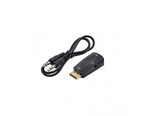 Перехідник ST-Lab HDMI male (PC/laptop) - VGA F(Monitor) (U-991 black)