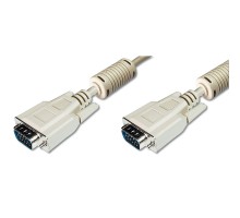 Кабель мультимедійний VGA 1.8m Digitus (AK-310103-018-E)