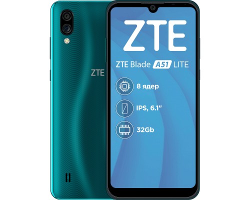 Мобільний телефон ZTE Blade A51 Lite 2/32GB Green (875801)