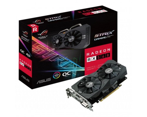 Відеокарта ASUS Radeon RX 560 4096Mb ROG STRIX GAMING OC (ROG-STRIX-RX560-O4G-GAMING)