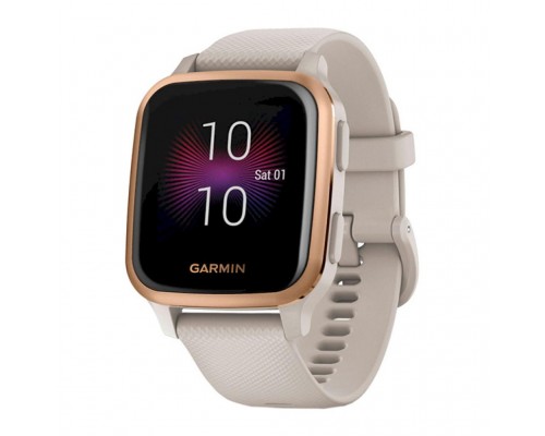 Смарт-годинник Garmin Venu Sq, Music, Light Sand/Rose Gold (010-02426-11)