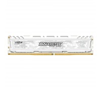 Модуль пам'яті для комп'ютера DDR4 8GB 2666 MHz Ballistix Sport LT White Micron (BLS8G4D26BFSCK)