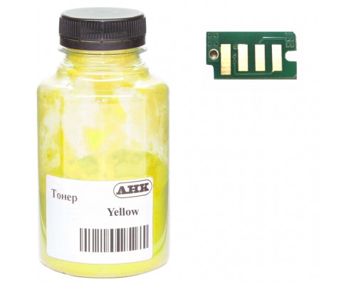 Тонер Xerox Ph6500 50г Yellow +chip2/4reg AHK (50000128)