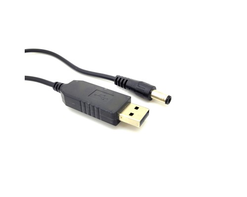 Кабель живлення USB to DC 5.5х2.1mm 9V 1A ACCLAB (1283126552830)