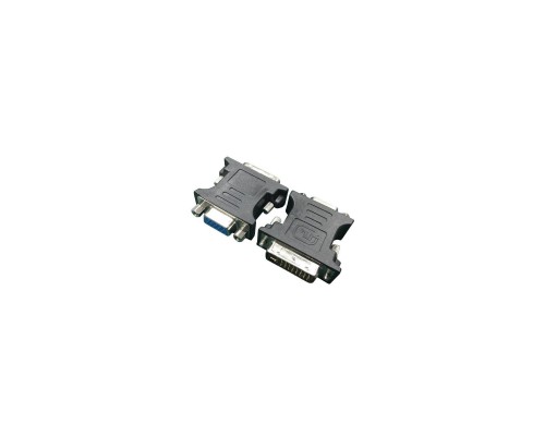 Переходник DVI (24+5 пин)/VGA, M/F HD (3 ряда) Cablexpert (A-DVI-VGA-BK)