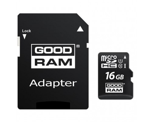 Карта памяти GOODRAM 16GB microSDHC Class 10 (M1AA-0160R12)