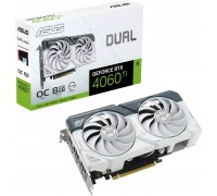 Відеокарта ASUS GeForce RTX4060Ti 8Gb DUAL OC WHITE (DUAL-RTX4060TI-O8G-WHITE)